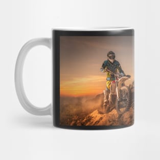 Enduro bike rider Mug